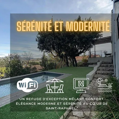 Villa Horizsky-6pers- 3 Bedrooms -piscine-wifi - Capitalchic Service Saint-raphael *